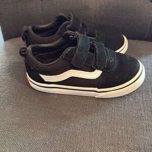 Toddler Size 8 Black Vans